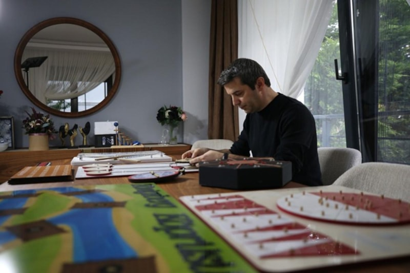 Ersin Öztürk Müzede Çalışırken